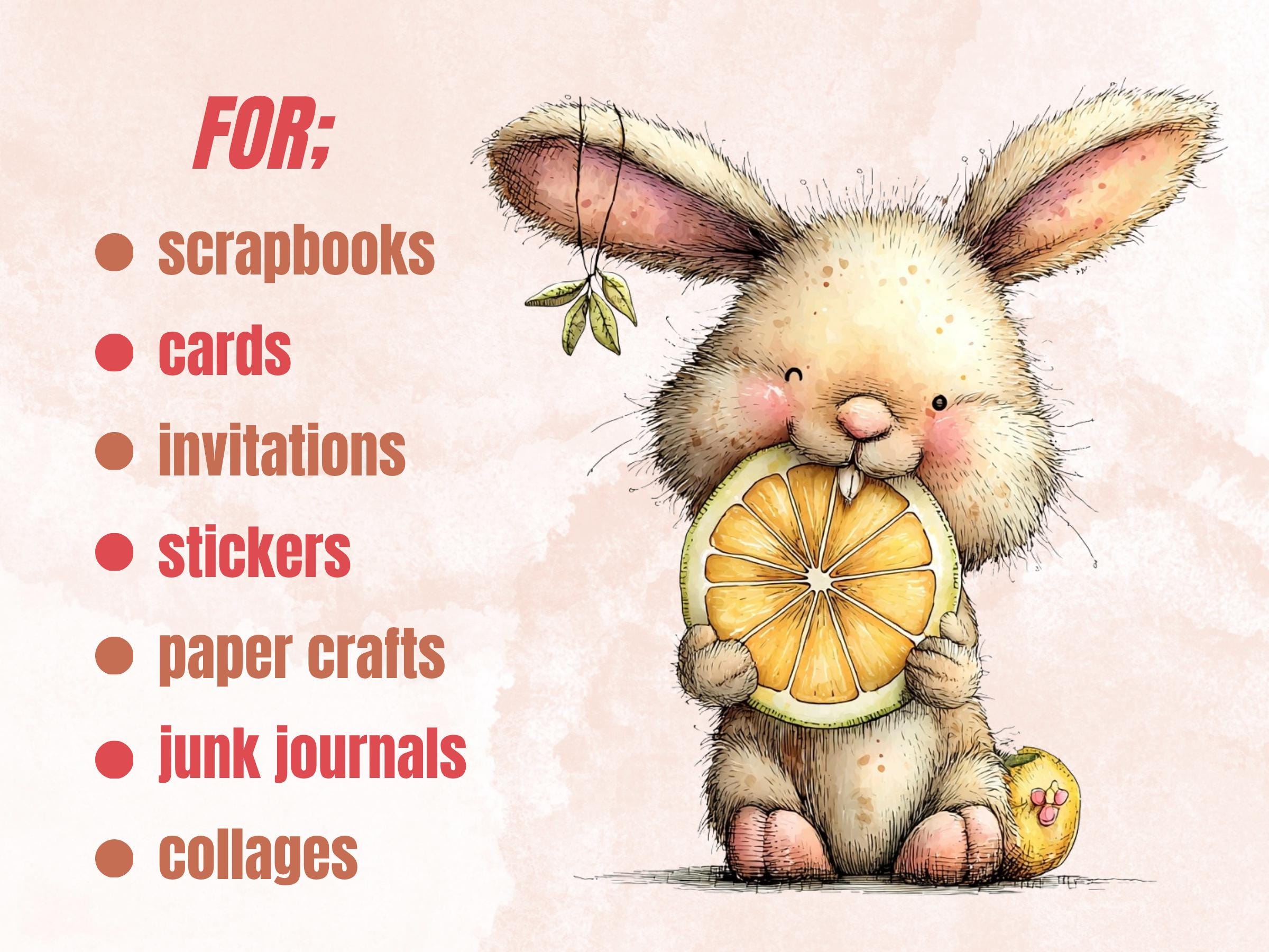 Lemon Clipart Bundle | 47 Whimsical Quirky Lemonade PNG | Summer Citrus Digital Download