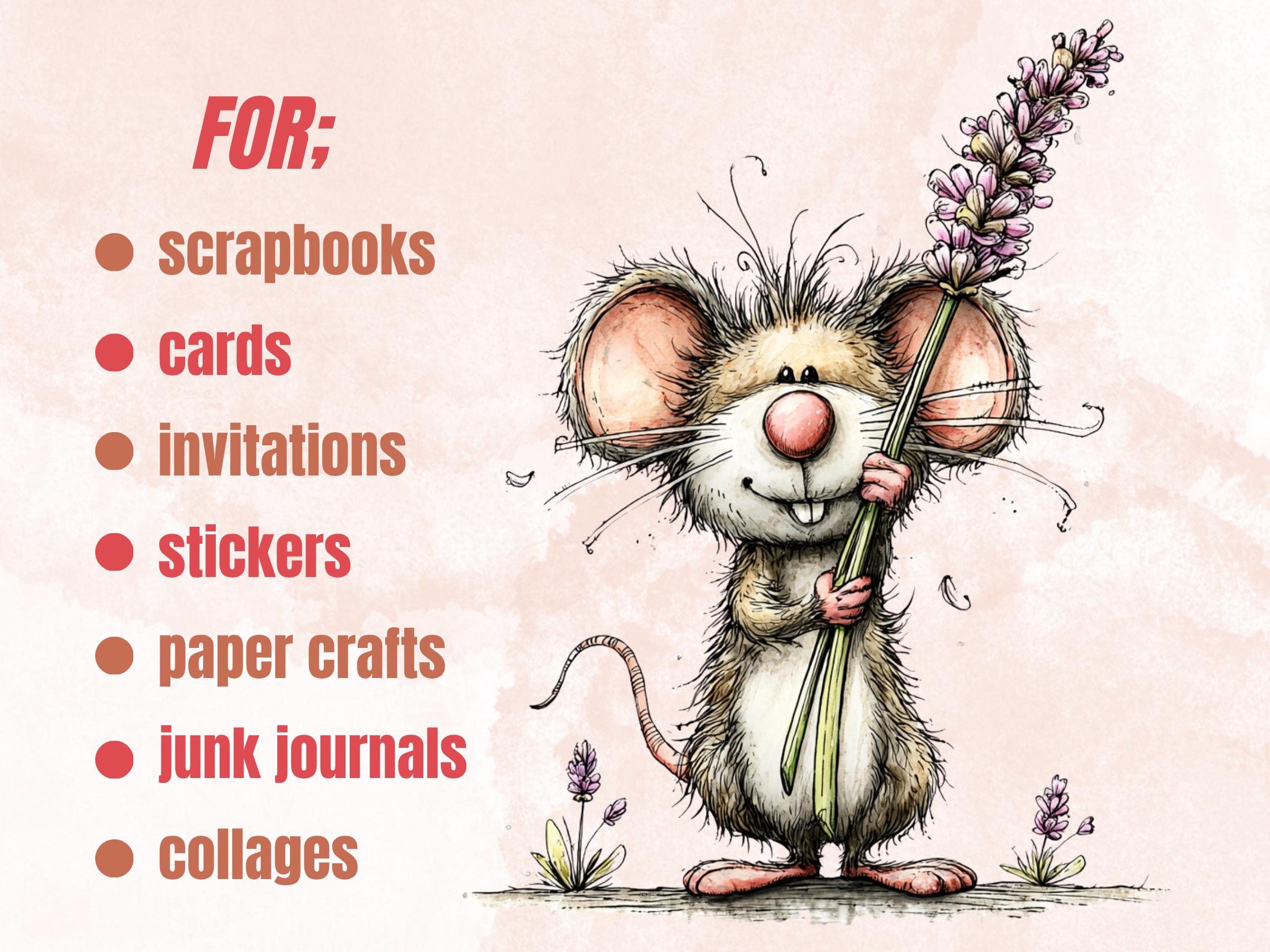Lavender Clipart Bundle | 48 Whimsical Quirky Lavender PNG | Floral Purple Digital Download