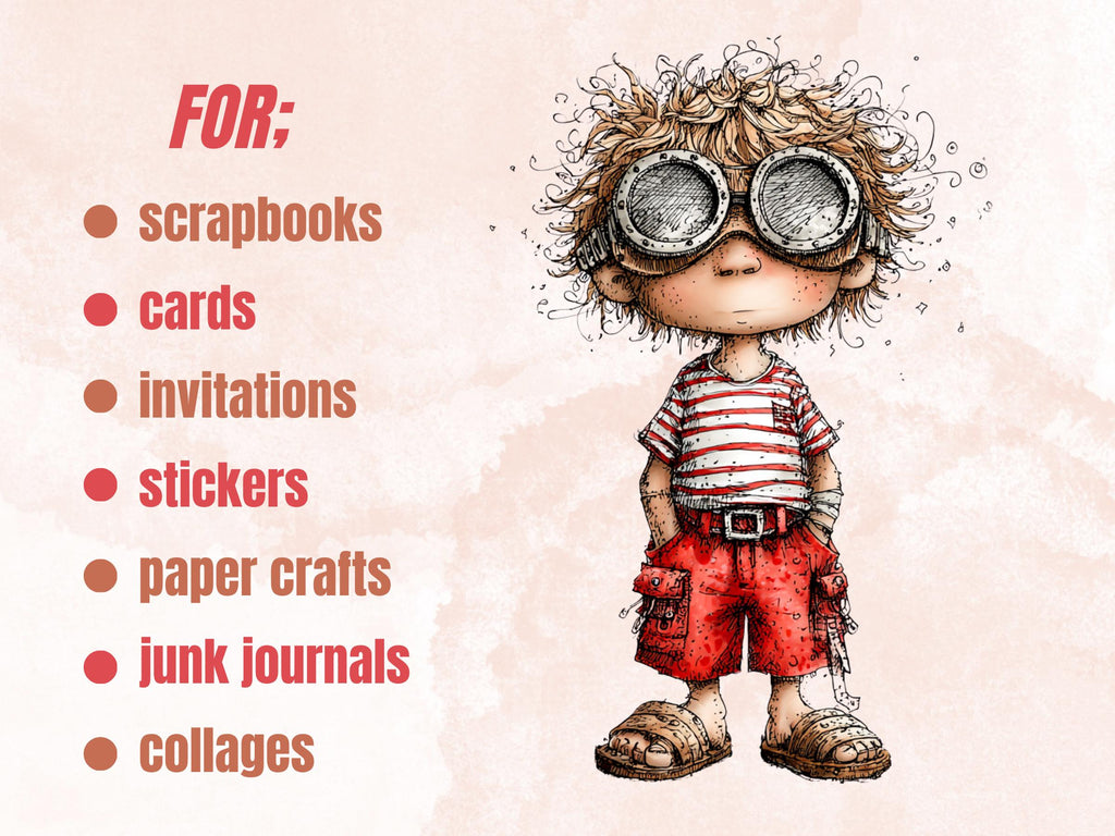 Fantasy Summer Clipart Bundle | 93 Whimsical Quirky Beach PNG | Floral Summer Download