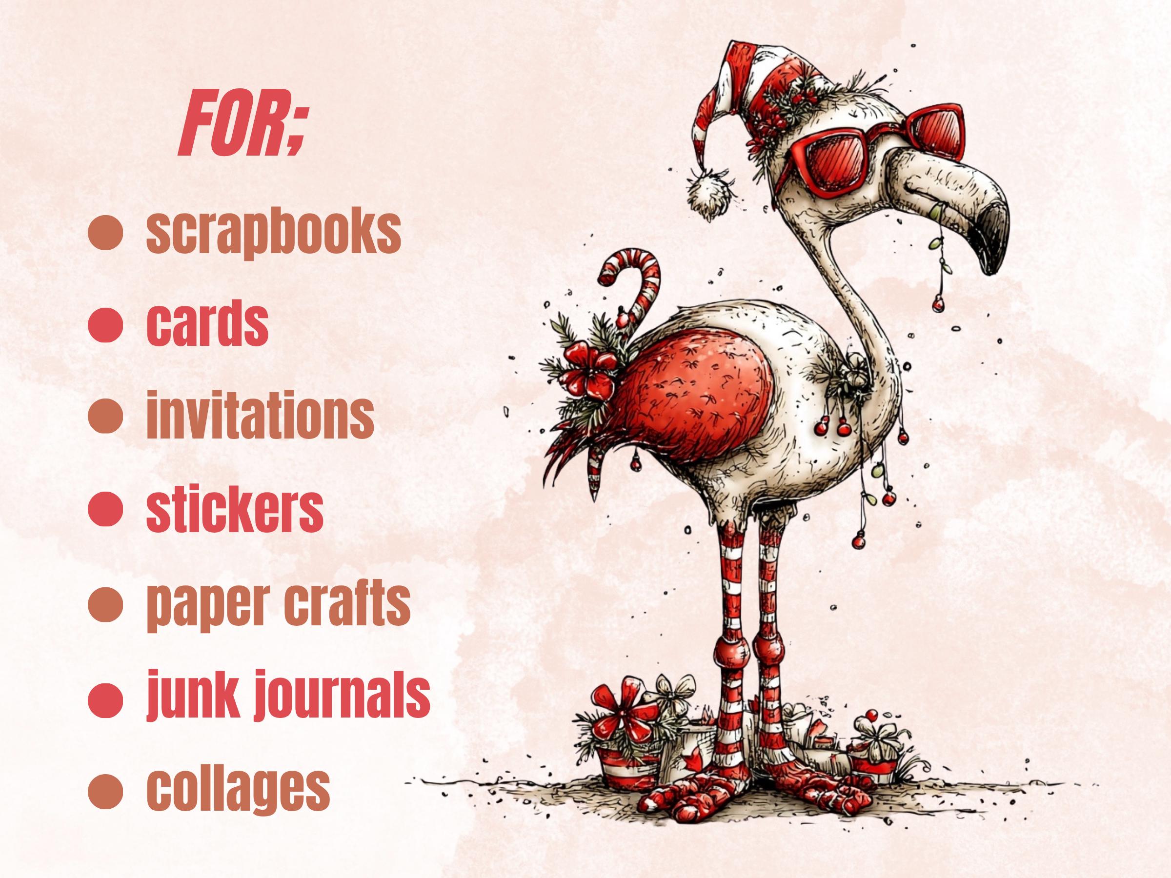 Summer Christmas Clipart Bundle | 74 Whimsical Quirky Xmas PNG | Beach Holiday Digital Download