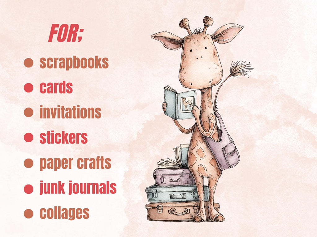 Whimsy Crafting Clipart Bundle | 50 Whimsical Quirky Crafting PNG | Craft Lover Digital Download