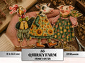 Quirky Farm Fussy Cut Printable, 35 Whimsical Farm Animals Cutouts, Country Ephemera Junk Journal Scrapbook Sheets