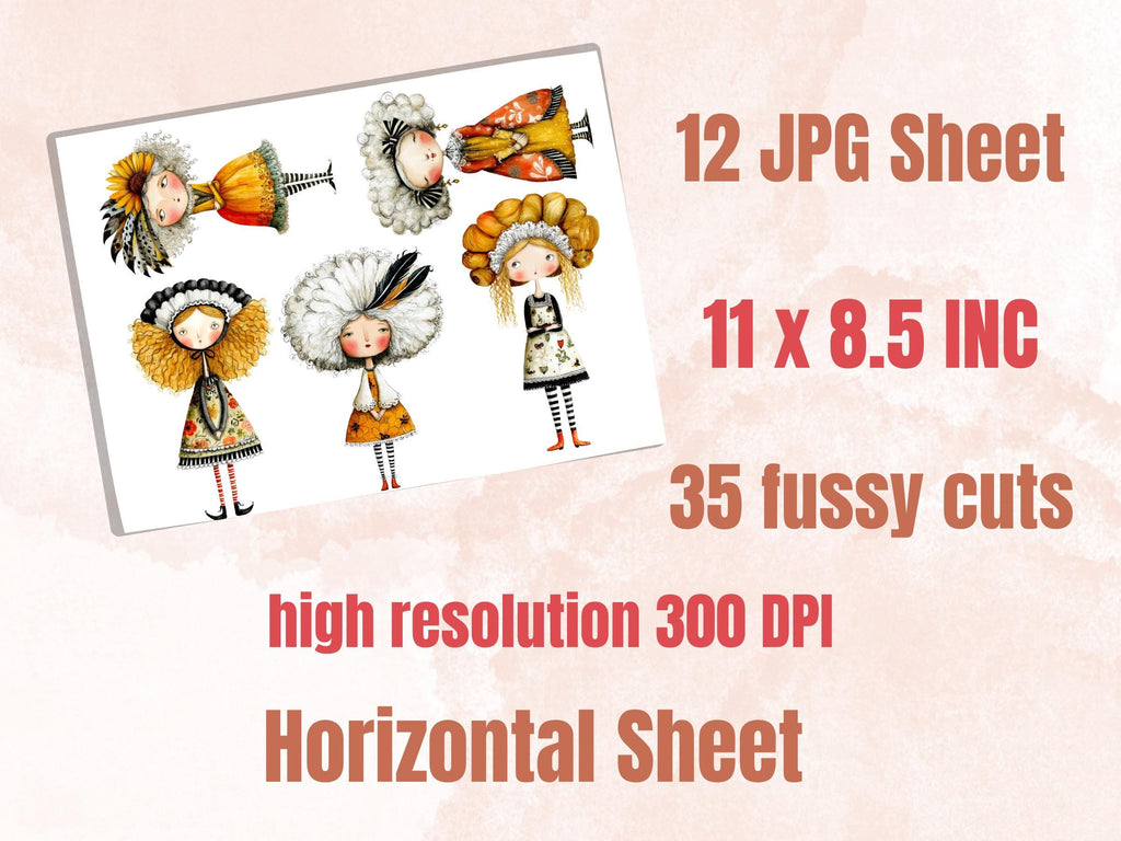 Baroque Woman Fussy Cut Printable, 35 Quirky Vintage Girl Cutouts, Rococo Ephemera Junk Journal Scrapbook Sheets