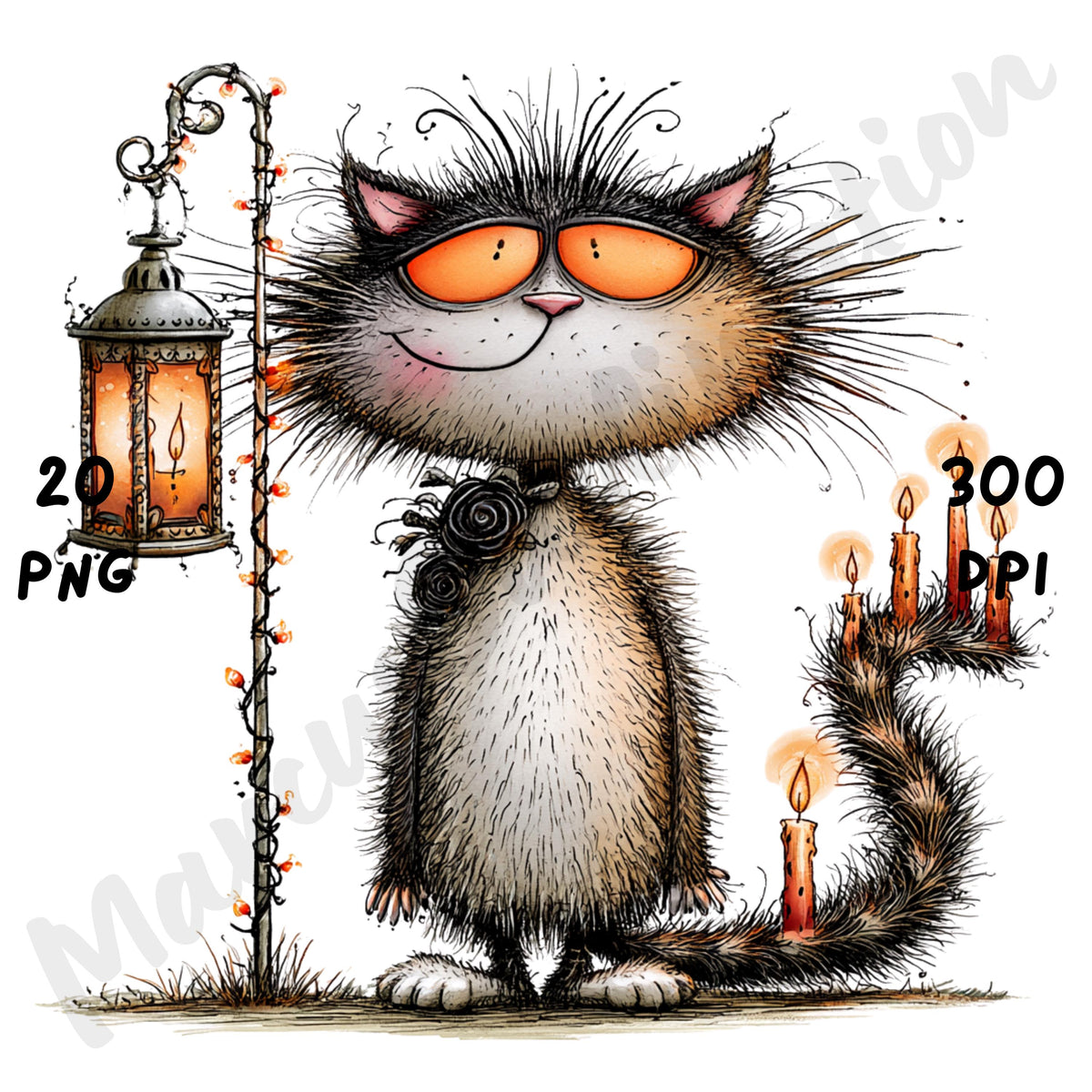 Halloween Animals Quirky Clipart