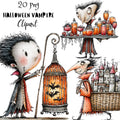 Halloween Vampire Quirky Clipart