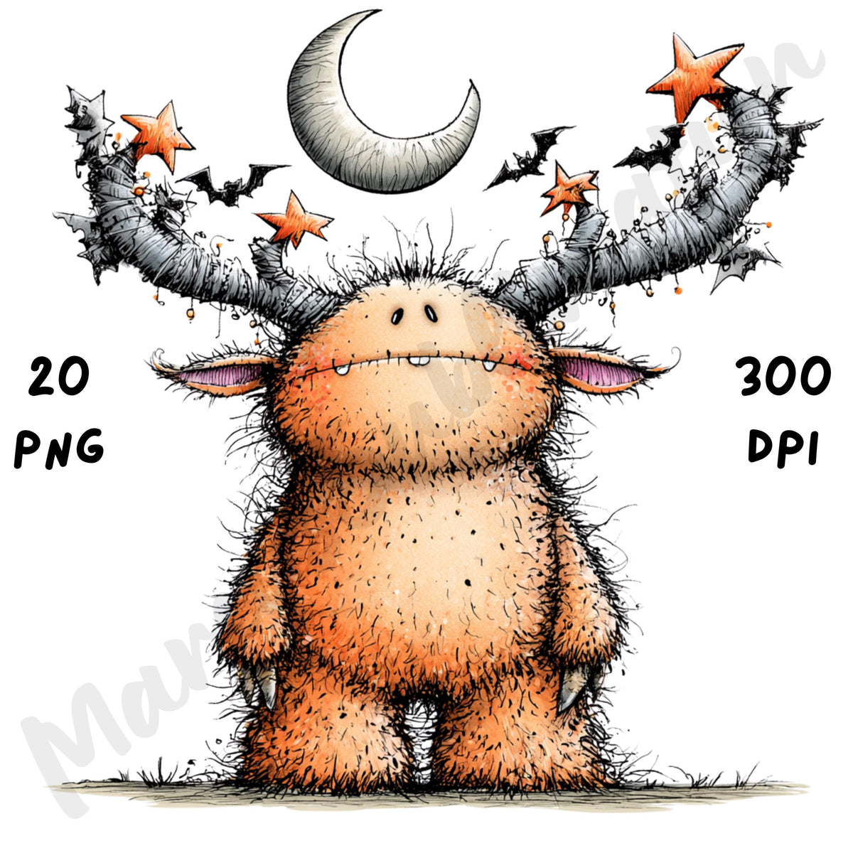 Monster Animals Quirky Clipart