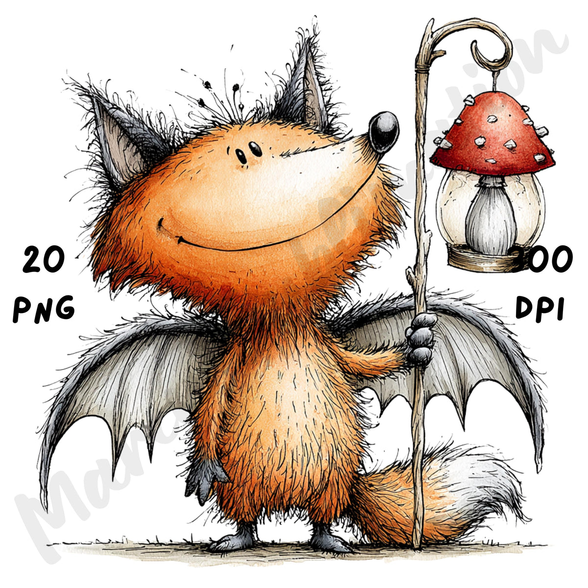 Monster Animals Quirky Clipart