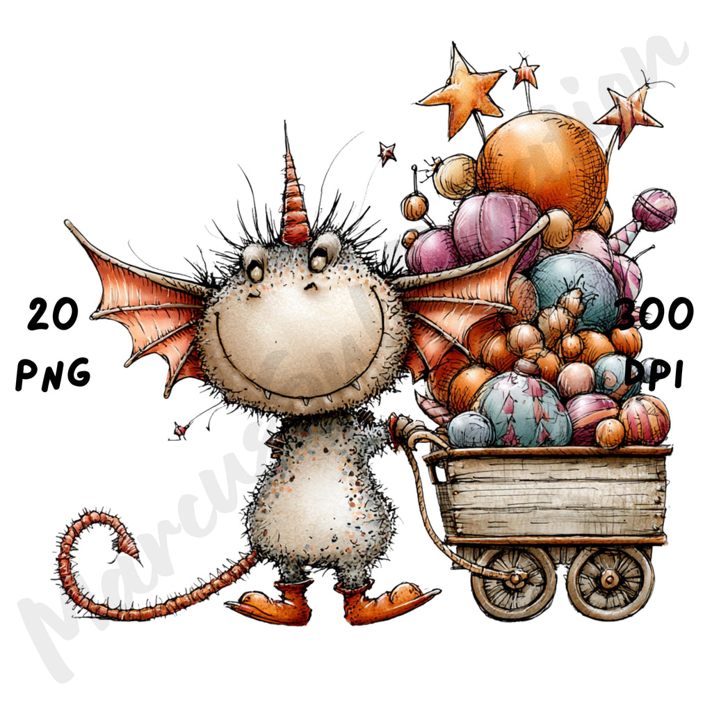 Monster Animals Quirky Clipart
