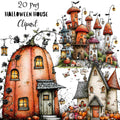 Halloween House Quirky Clipart