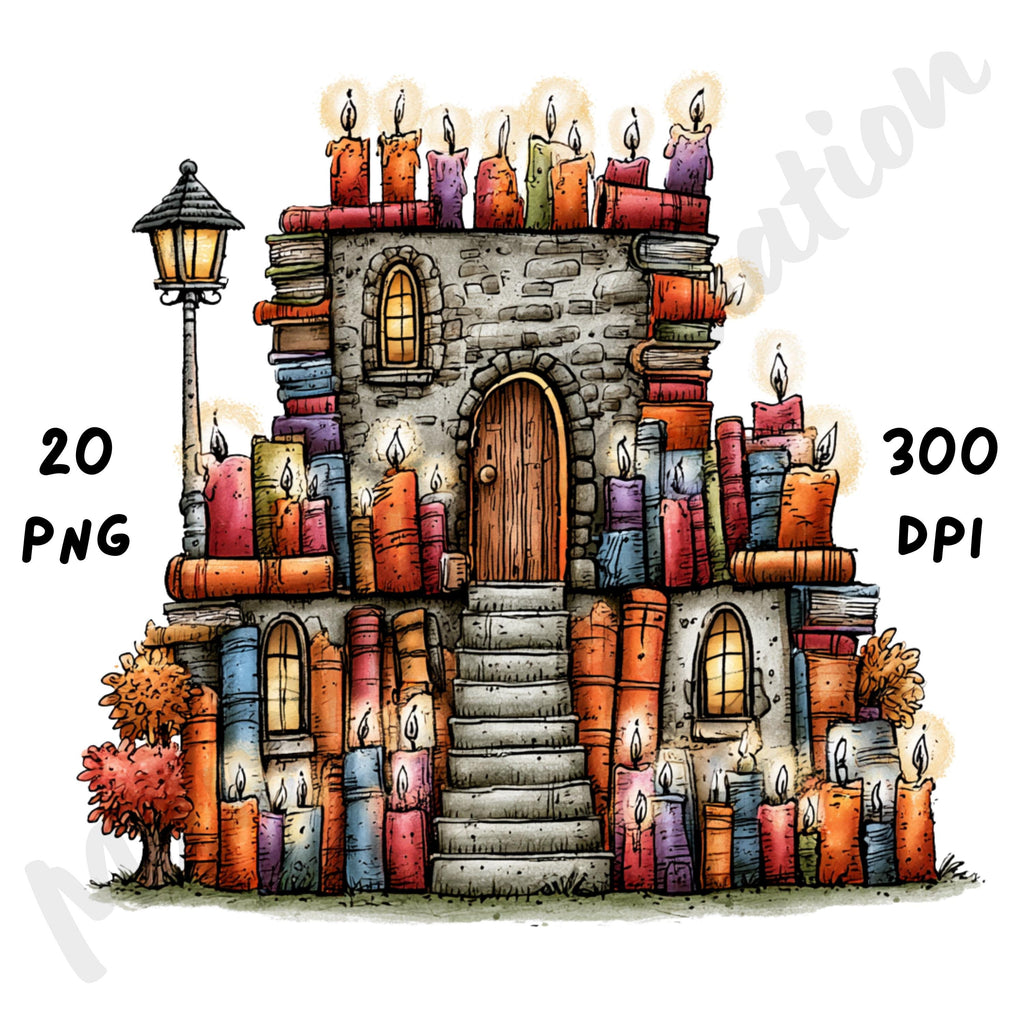 Halloween House Quirky Clipart
