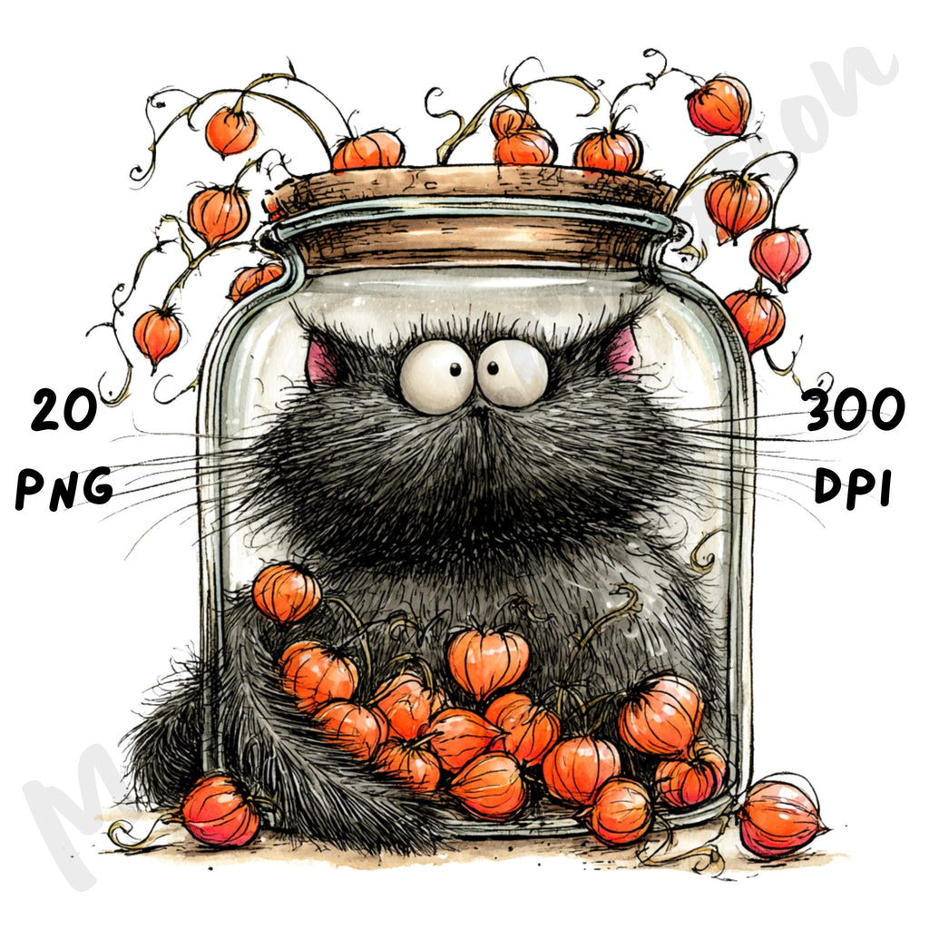 Halloween Jar Quirky Clipart