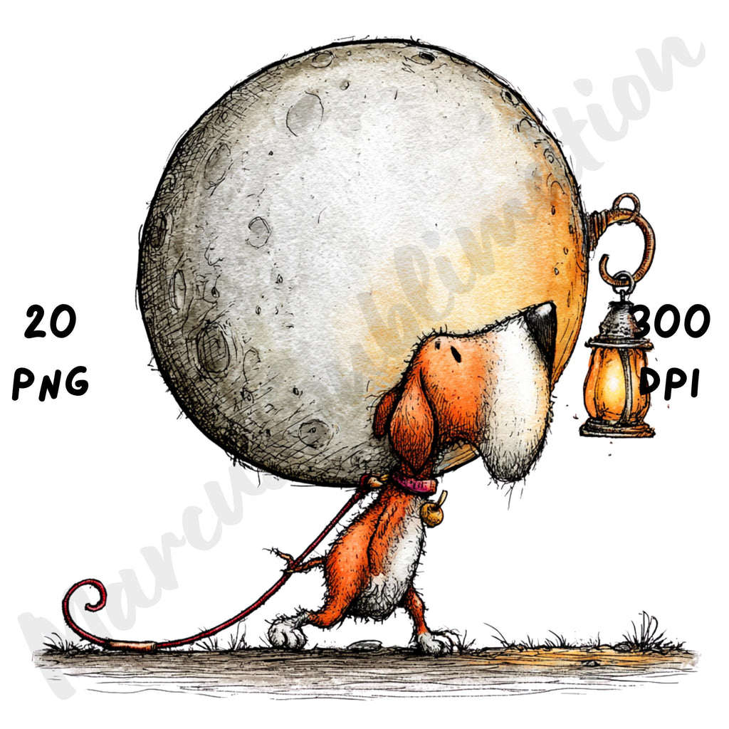 Halloween Dog Quirky Clipart