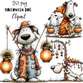 Halloween Dog Quirky Clipart
