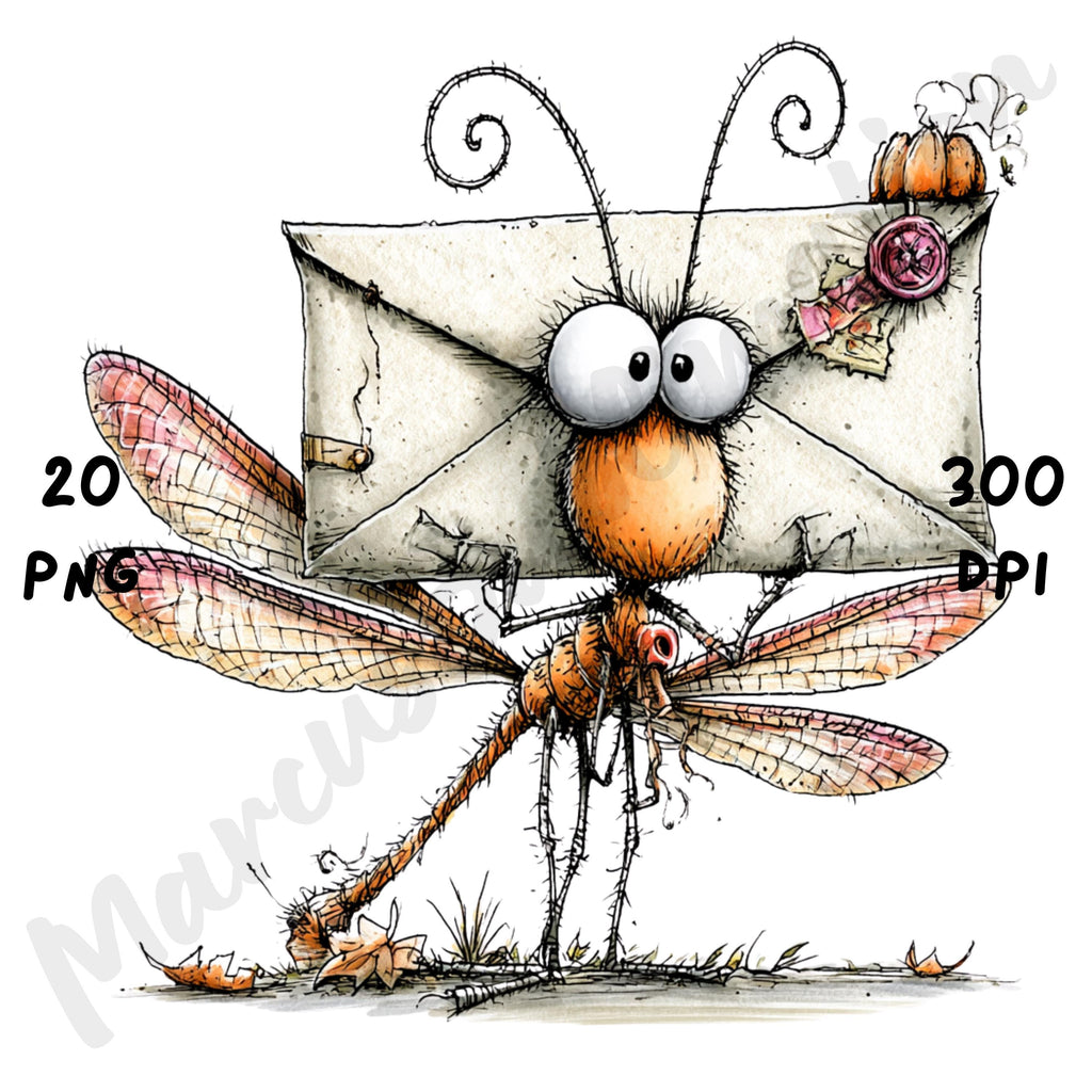 Halloween Insects Quirky Clipart