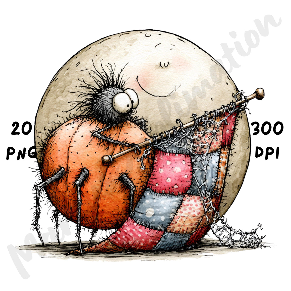 Halloween Insects Quirky Clipart