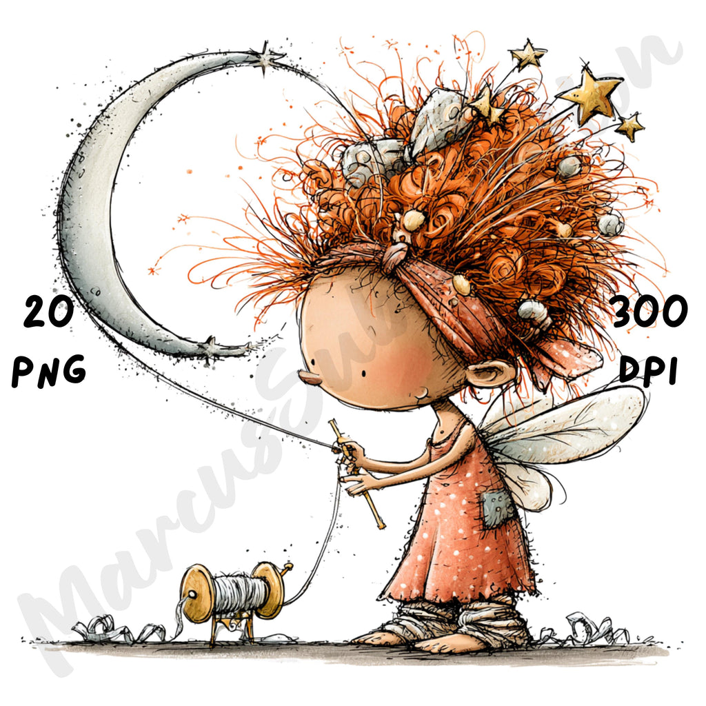 Halloween Fairy Quirky Clipart
