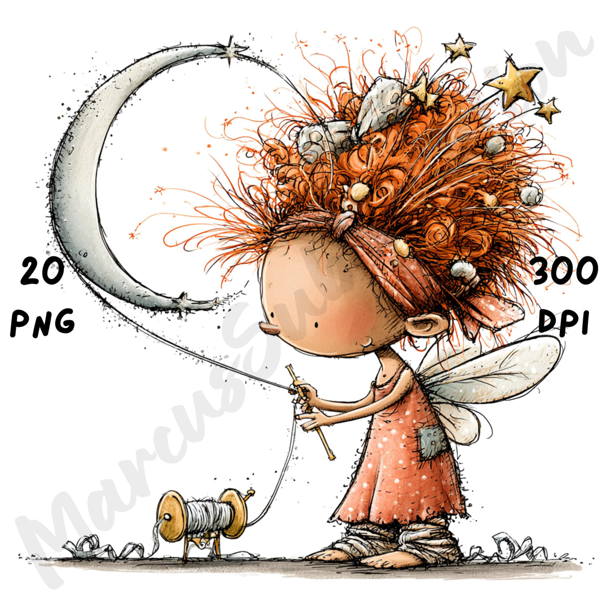 Halloween Fairy Quirky Clipart