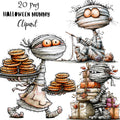 Halloween Mummy Quirky Clipart