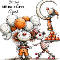 Halloween Clown Quirky Clipart