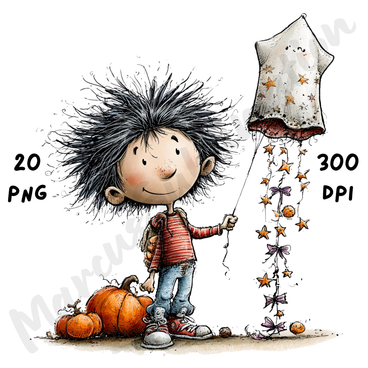 Halloween Boy Quirky Clipart