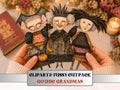 Gothic Grandmas Fussy Cuts, Printable Cut Outs, Quirky Gothic Ephemera, Junk Journal Scrapbook Pack, Dark Whimsy Craft