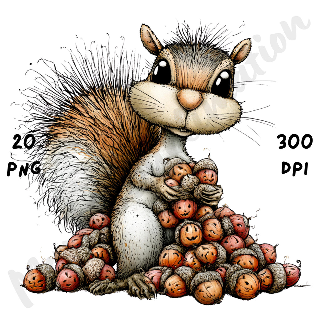 Halloween Animals Quirky Clipart