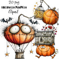 Halloween Pumpkin Quirky Clipart