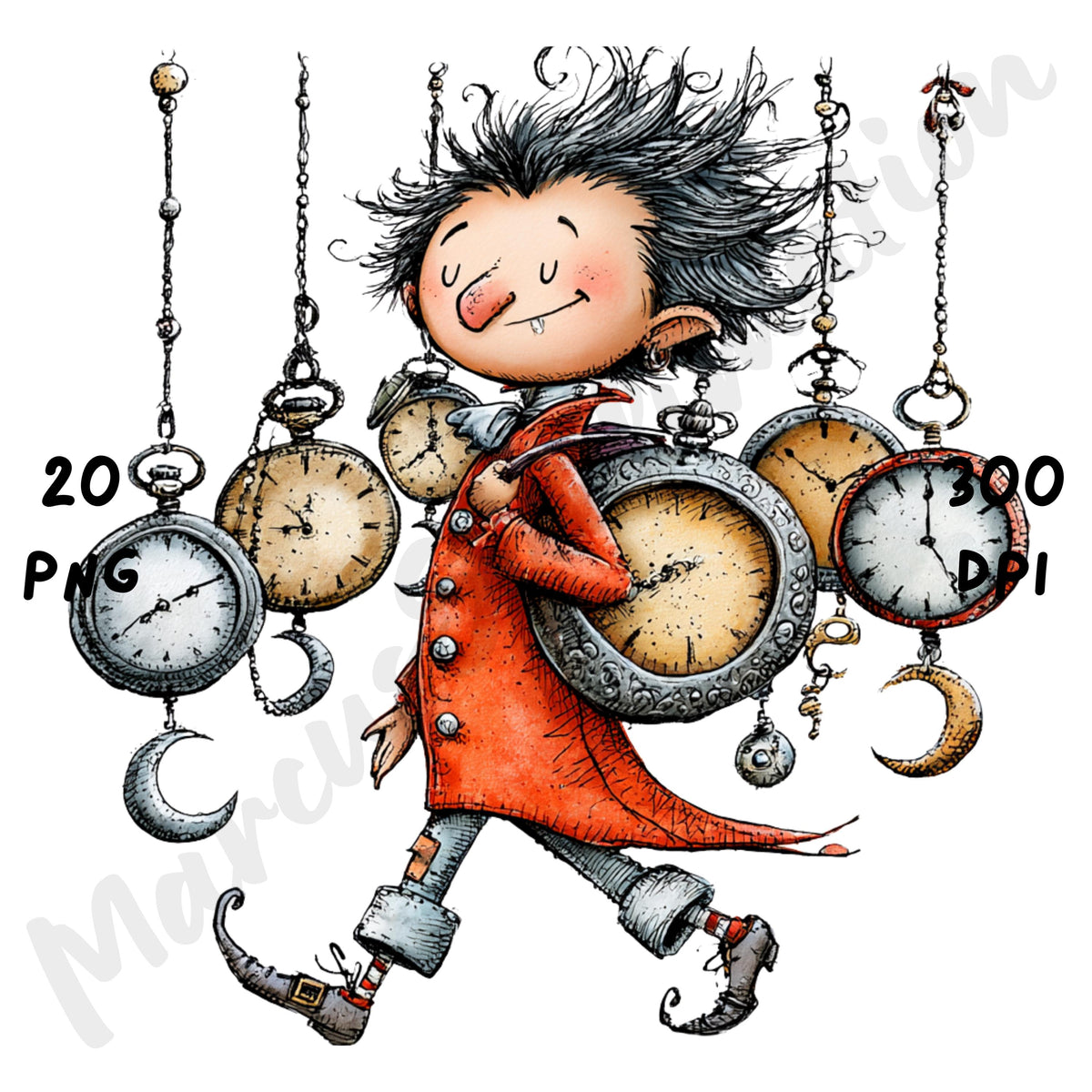 Halloween Vampire Quirky Clipart