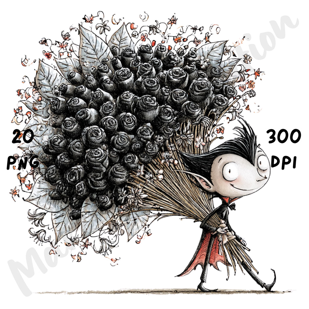 Halloween Vampire Quirky Clipart