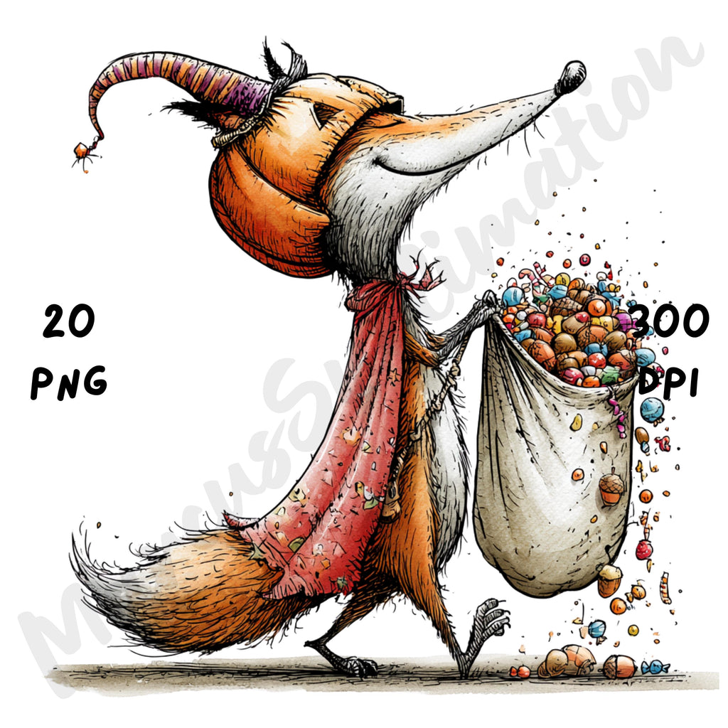 Trick or Treat Quirky Clipart Bundle