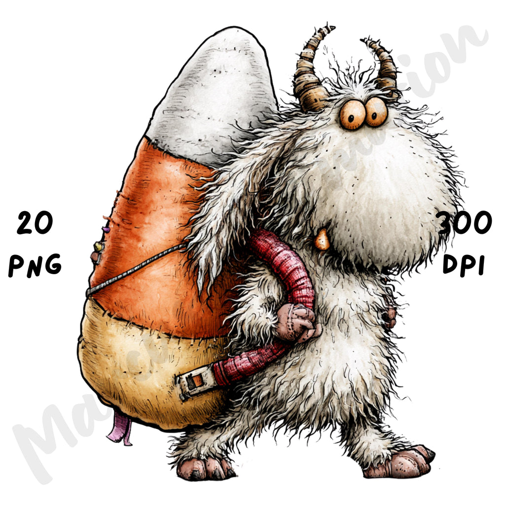 Monster Animals Quirky Clipart