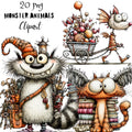 Monster Animals Quirky Clipart