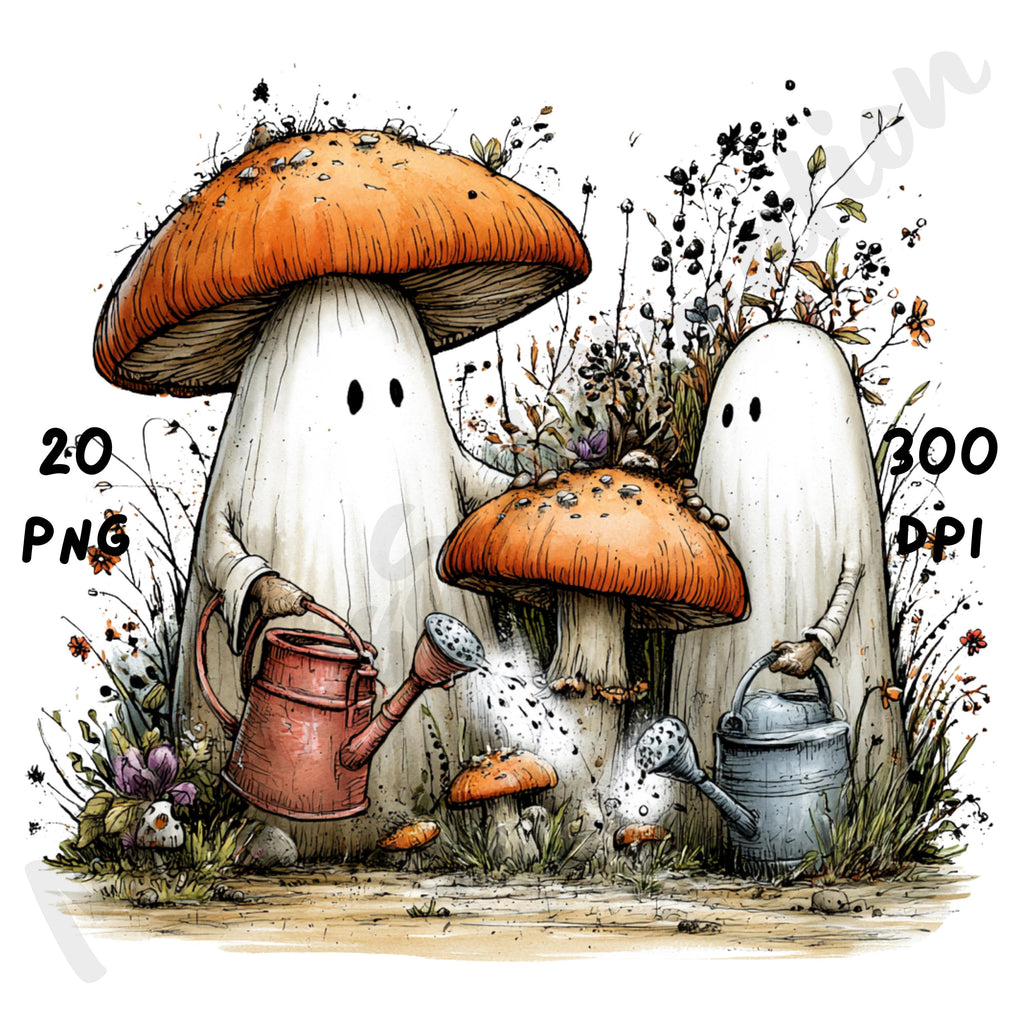 Halloween Garden Quirky Clipart