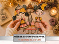 Whimsical Elves Fussy Cuts, Printable Cut Outs, Fantasy Elf Ephemera, Junk Journal Scrapbook Pack, Magical Paper Craft