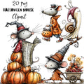Halloween Mouse Quirky Clipart