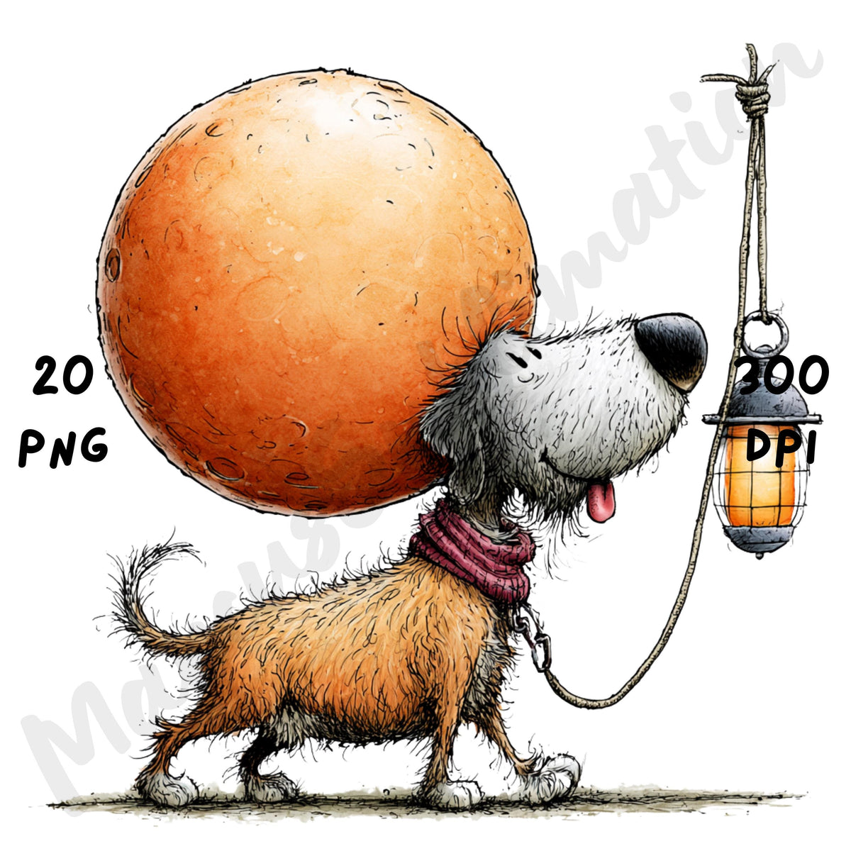 Halloween Dog Quirky Clipart
