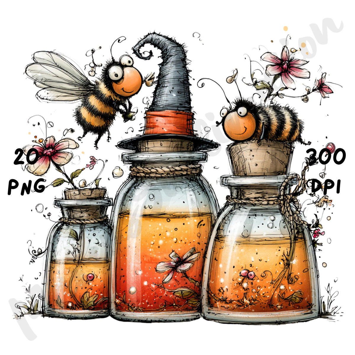 Halloween Insects Quirky Clipart