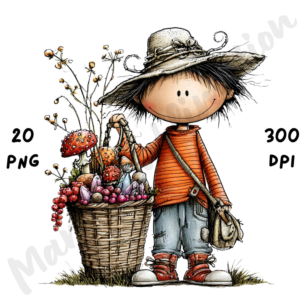 Halloween Boy Quirky Clipart