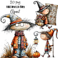 Halloween Boy Quirky Clipart