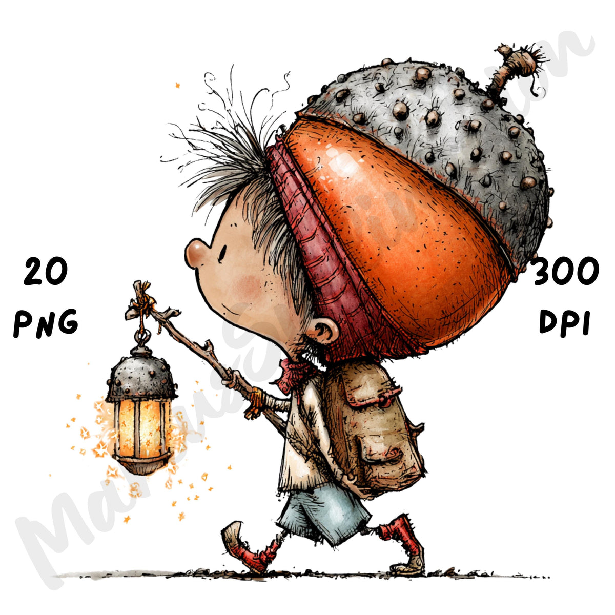 Halloween Boy Quirky Clipart