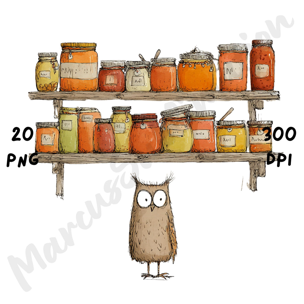 Fall Birds Whimsical Clipart Bundle