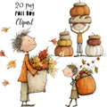 Fall Boy Whimsical Clipart Bundle