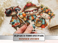 Summer Cuties Fussy Cuts & Clipart, Printable Summer Cut Outs, Summer Ephemera, Junk Journal Scrapbook Kit, Cute Paper Craft