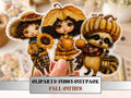 Fall Cuties Fussy Cuts & Clipart, Printable Autumn Cut Outs, Fall Ephemera, Junk Journal Scrapbook Kit, Cozy Paper Craft