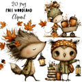 Whimsical Fall Woodland Clipart