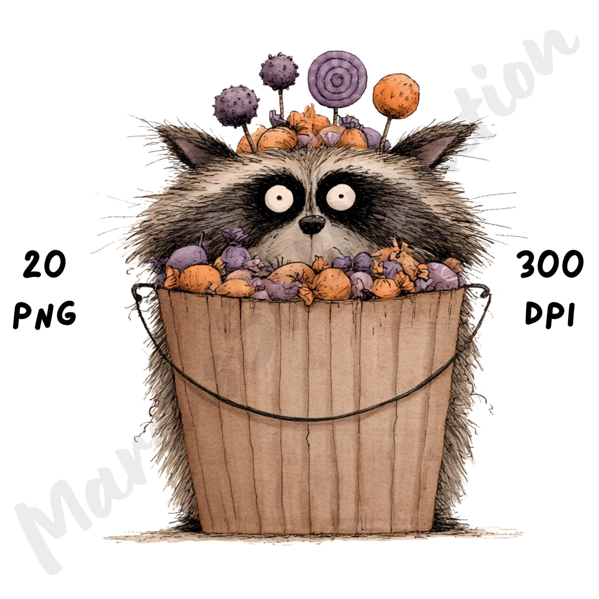 Whimsical Halloween Peeking Animals Clipart