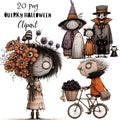 Whimsical Quirky Halloween Clipart