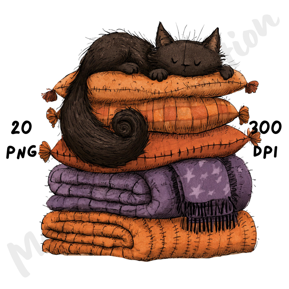 Whimsical Cozy Halloween Clipart