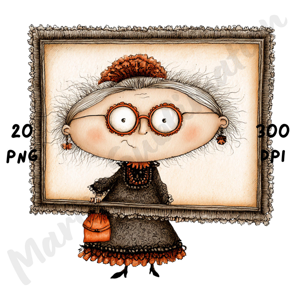 Whimsical Spooky Halloween Clipart