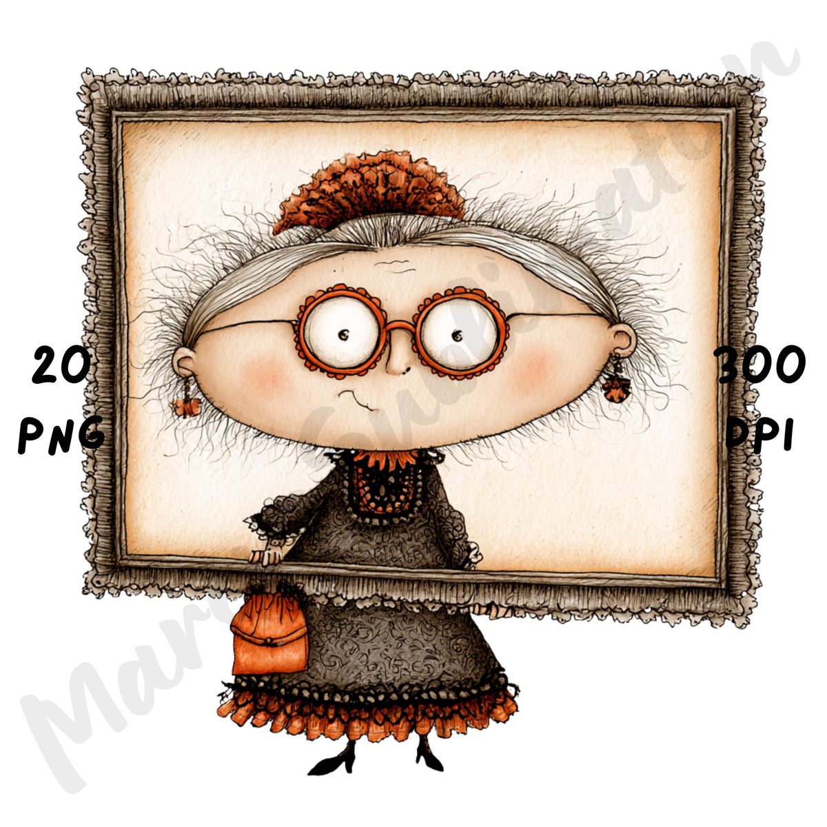 Whimsical Spooky Halloween Clipart